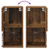 vidaXL Wandmontierter TV-Schrank Altholz 30,5 x 30 x 60 cm