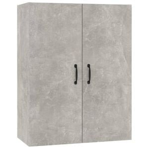 vidaXL H&auml;ngeschrank Betongrau 69,5x34x90 cm Holzwerkstoff