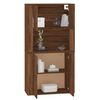 vidaXL Highboard Braun Eichen-Optik Holzwerkstoff