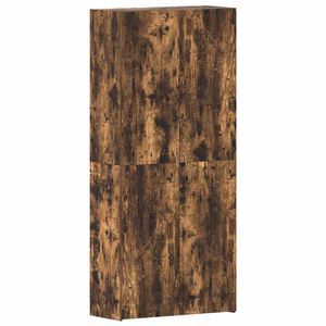 vidaXL Schuhschrank Mehrfarbig 80 x 35,5 x 180 cm Holzwerkstoff
