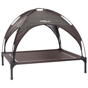 vidaXL Hundebett 90 x 81 x 80,5 cm Stahl Braun
