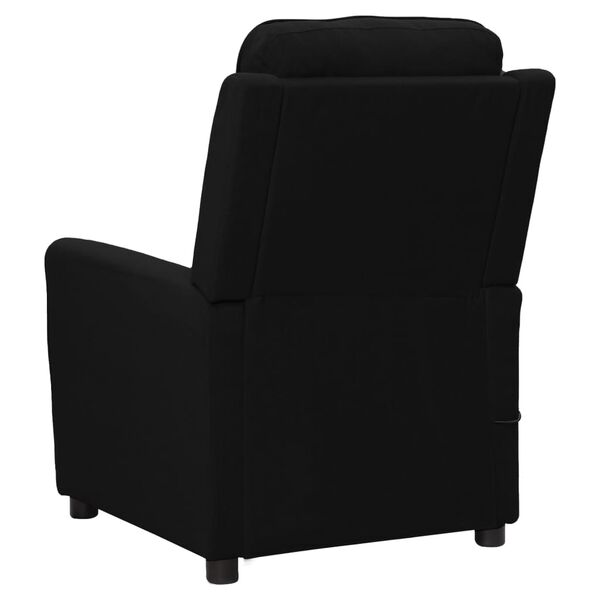 vidaXL Massagesessel Schwarz Stoff