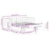 vidaXL Tagesbett Ausziehbar mit Schubladen Dunkelgr&uuml;n 100x200 cm Samt