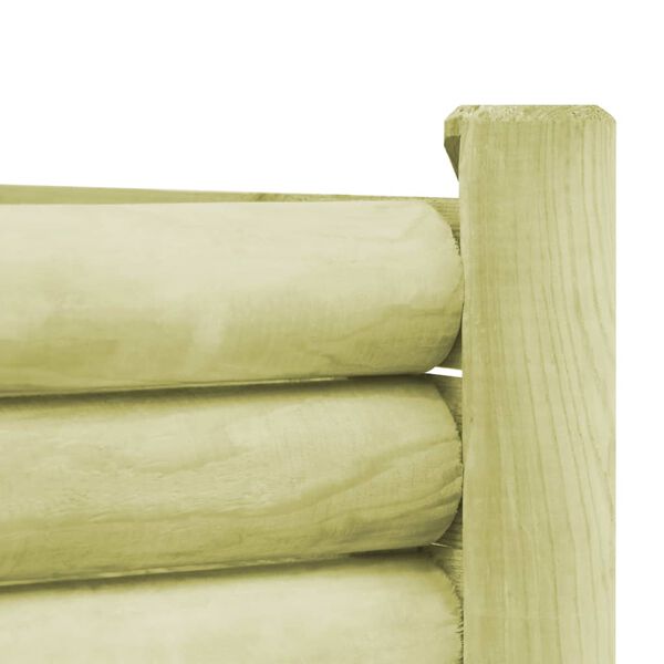 vidaXL Hochbeet Kiefernholz Imprägniert 120x40x42 cm