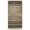 vidaXL Kleiderschrank Sonoma-Eiche 100x50x200 cm Holzwerkstoff