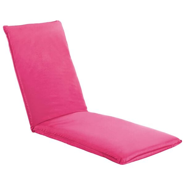 vidaXL Sonnenliege Klappbar Oxford-Gewebe Rosa