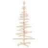 vidaXL Holz Weihnachtsbaum KOTKA 120 cm Massives Kiefernholz Nat&uuml;rlich