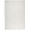 vidaXL Teppich IZA Kurzflor Skandinavischer Look Creme 160x230 cm