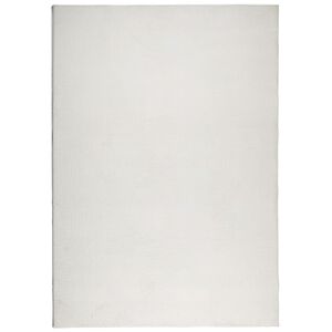 vidaXL Teppich IZA Kurzflor Skandinavischer Look Creme 160x230 cm