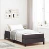 vidaXL Boxspringbett mit Matratze Dunkelbraun 80 x 200 cm Stoff