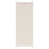 vidaXL Plissee Faltrollo Rollo Plisseerollo 40x100cm Creme