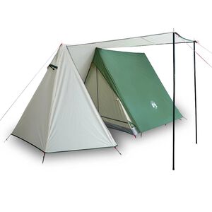 vidaXL Campingzelt 3 Personen Gr&uuml;n Wasserfest