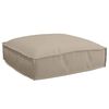 vidaXL Kissen Taupe 50 x 50 x 12 cm Oxford-Stoff