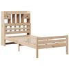 vidaXL B&uuml;cherregalbett ohne Matratze 75x190 cm Massivholz Kiefer