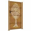 vidaXL Gartentor 100x175 cm Cortenstahl Baumdesign