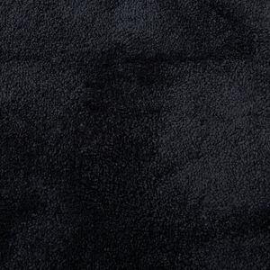 vidaXL Teppich OVIEDO Kurzflor Schwarz 120x120 cm