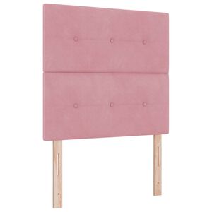 vidaXL Kopfteil mit Kopfteil Rosa 80 cm Kunstleder