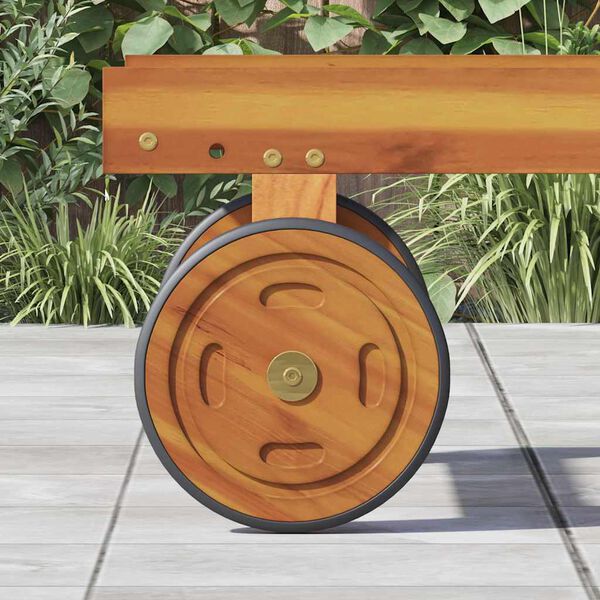 vidaXL Raumr&auml;der 2 pcs Braun 20,5 x 20,5 x 2 cm Massivholz Akazie