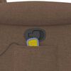 vidaXL Massagesessel Braun Stoff