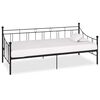 vidaXL Tagesbett-Rahmen Schwarz Metall 90&times;200 cm
