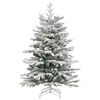 vidaXL K&uuml;nstlicher klappbarer Weihnachtsbaum Wei&szlig; 120 cm PE und PVC