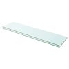 vidaXL Regalb&ouml;den 2 Stk. Glas Transparent 100x25 cm