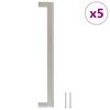 vidaXL M&ouml;belgriffe 5 Stk. Silbern 224 mm Edelstahl