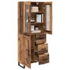vidaXL Highboard mit Schubladen 2 pcs Altholz Holzwerkstoff