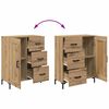 vidaXL Sideboard Artisan-Eiche 69.5 x 34 x 90 cm Holzwerkstoff