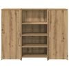 vidaXL Empfangstheke Artisan-Eiche 135x50x103,5 cm Holzwerkstoff
