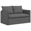 vidaXL Sofa Set 2 pcs Dunkelgrau 136 x 82 x 85 cm Stoff