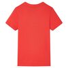 Kinder-Kurzarmshirt Rot 128