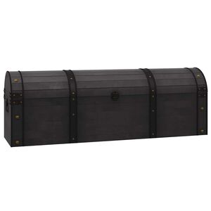 vidaXL Aufbewahrungstruhe Massivholz Vintage-Stil 120x30x40 cm