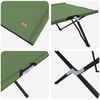 vidaXL Klapp Schlafbett f&uuml;rs Camping 2 pcs Gr&uuml;n 206 x 76 x 74 cm