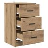 vidaXL Nachttisch Artisan-Eiche 38 x 38 x 66 cm Holzwerkstoff