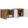 vidaXL TV-Wandschrank 2 pcs Altholz 59,5 x 31 x 40 cm Holzwerkstoff