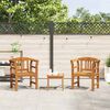 vidaXL Gartenrosen-Lounge-Set 3 pcs Massivholz Akazie