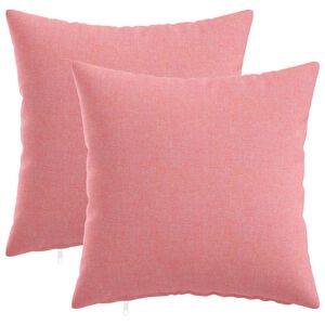 vidaXL Kissenbezug 2 stk. HEERLEN Rosa 30 x 30 cm Stoff