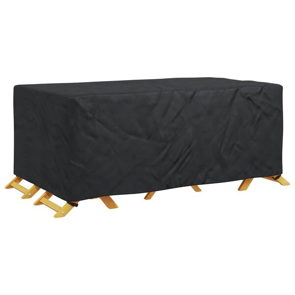 vidaXL M&ouml;belbezug Uni Schwarz 240 x 110 x 70 cm 210D