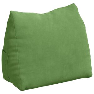 vidaXL R&uuml;ckenkissen Hellgr&uuml;n 45 x 20 x 35 cm Cordstoff