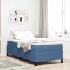vidaXL Boxspringbett Blau 90 x 190 cm Samt