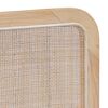 vidaXL Kopfteil mit Kopfteil Natur 180 x 55 x 3 cm Rattan