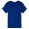 Kinder-Kurzarmshirt Dunkelblau 128