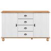 vidaXL Sideboard ASKIM 133,5 x 40 x 79 cm Massivholz Kiefer