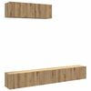 vidaXL TV-Wandschr&auml;nke 3 Stk. Artisan-Eiche 100x30x30 cm Holzwerkstoff