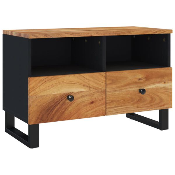 vidaXL TV-Schrank 70x33x46 cm Massivholz Akazie