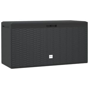 vidaXL Gartenbox Anthrazit 114x47x60 cm