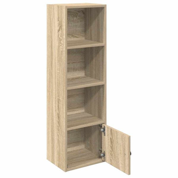 vidaXL B&uuml;cherregal Sonoma-Eiche 31x24x102 cm Holzwerkstoff