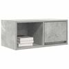 vidaXL TV-Schrank Betongrau 60x31x25,5 cm Holzwerkstoff