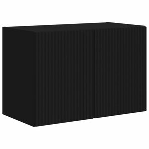 vidaXL TV-Wandschrank 59,5 x 31 x 40 cm Schwarz Holzwerkstoff
